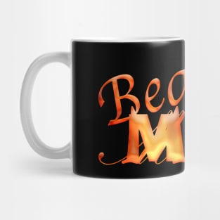 Beast Mode Font in orange Mug